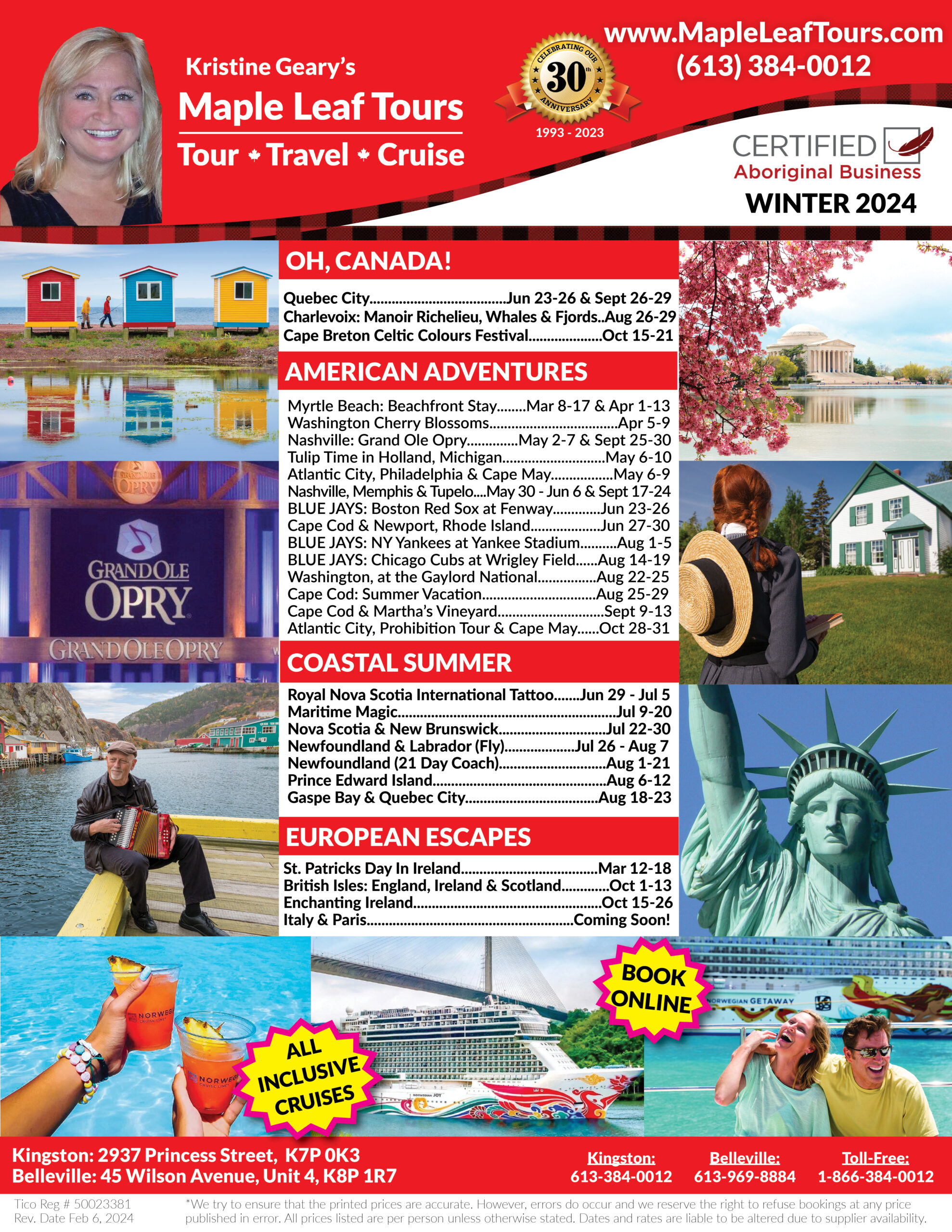 kingston travel and tours